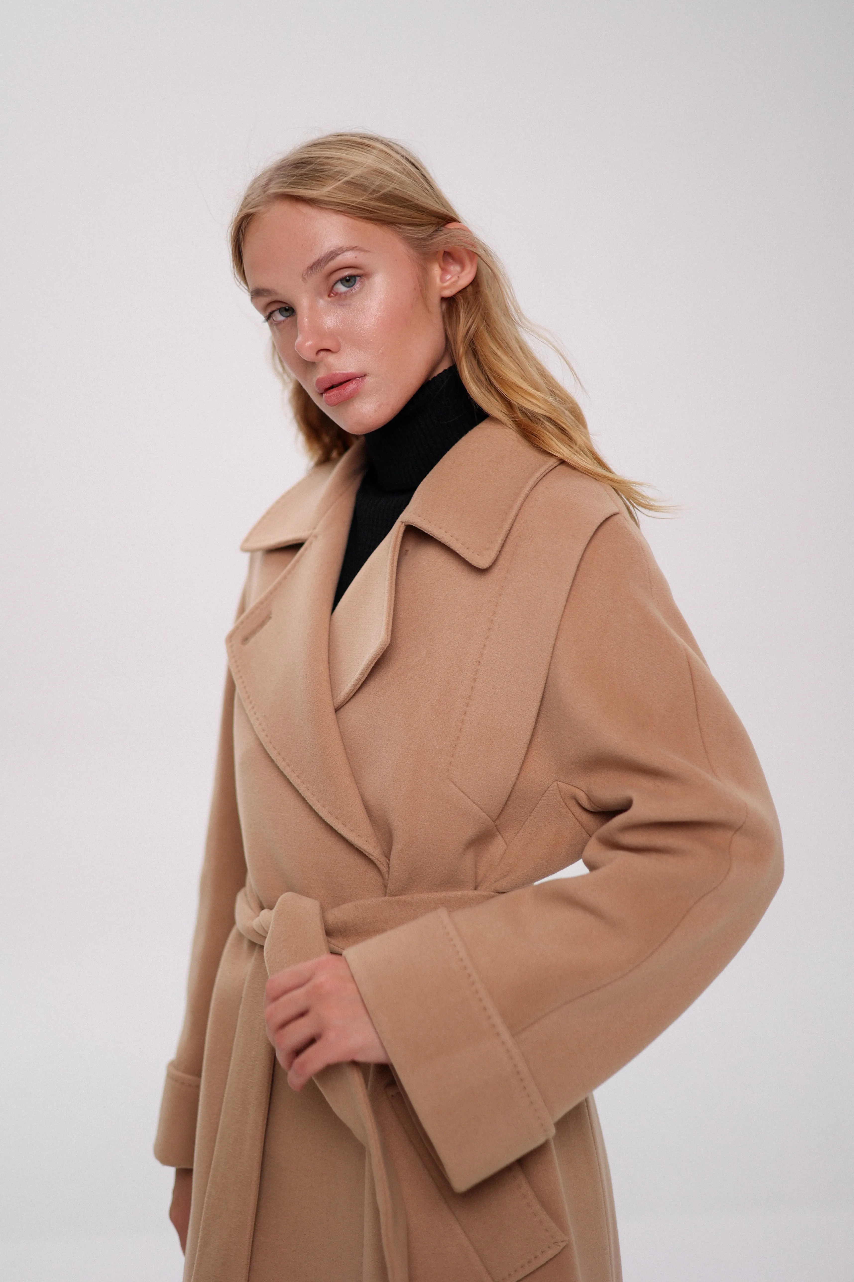 Florence Classic Cashmere Wool Blend Overcoat