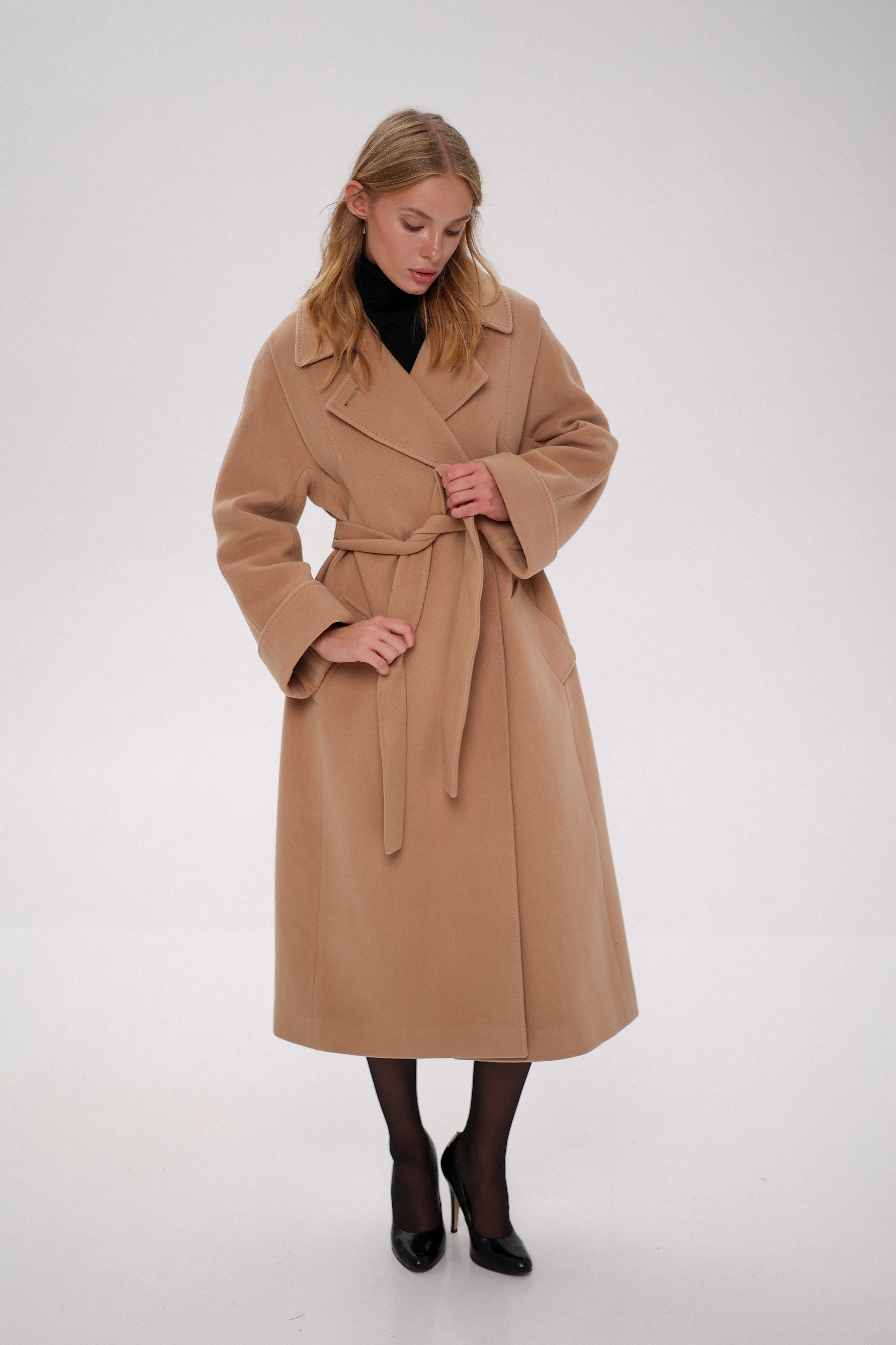 Florence Classic Cashmere Wool Blend Overcoat