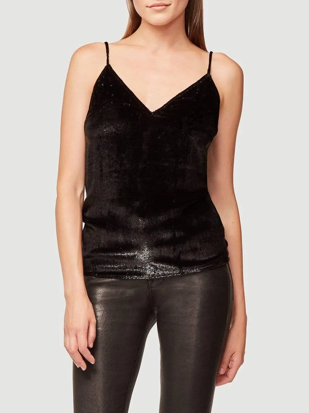 Frame - Velvet Cami in Noir