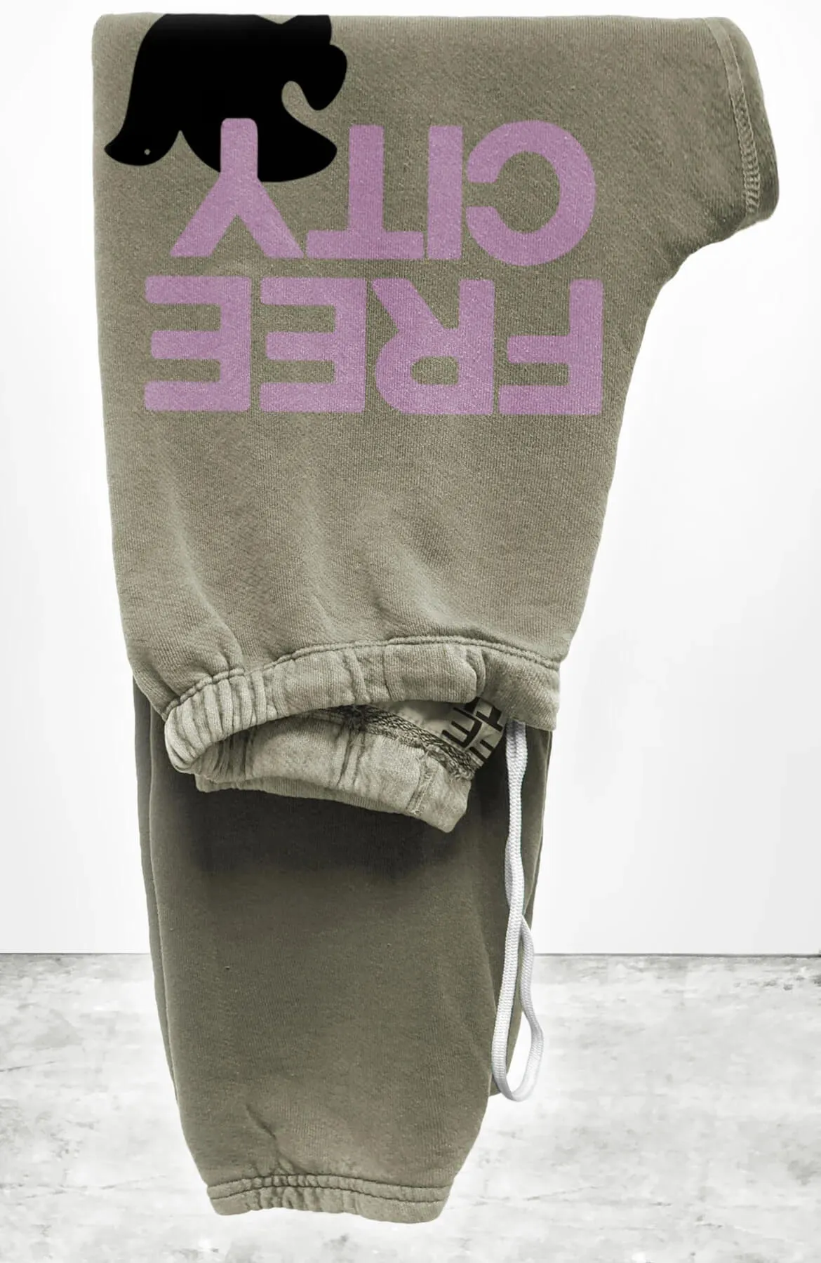 Freecity - Large Logo Sweatpants in Nude