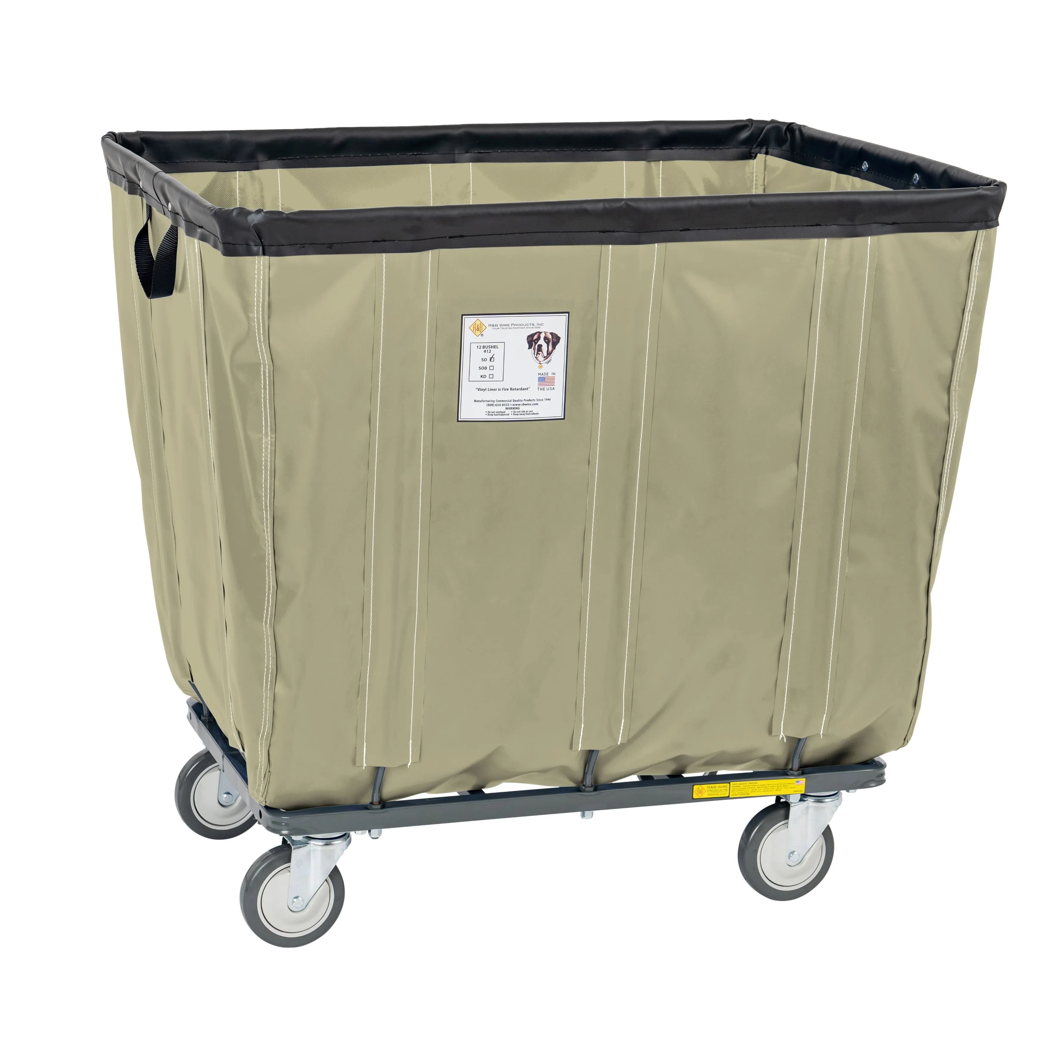 Fully Sewn Vinyl Basket Truck - 6 Bushel