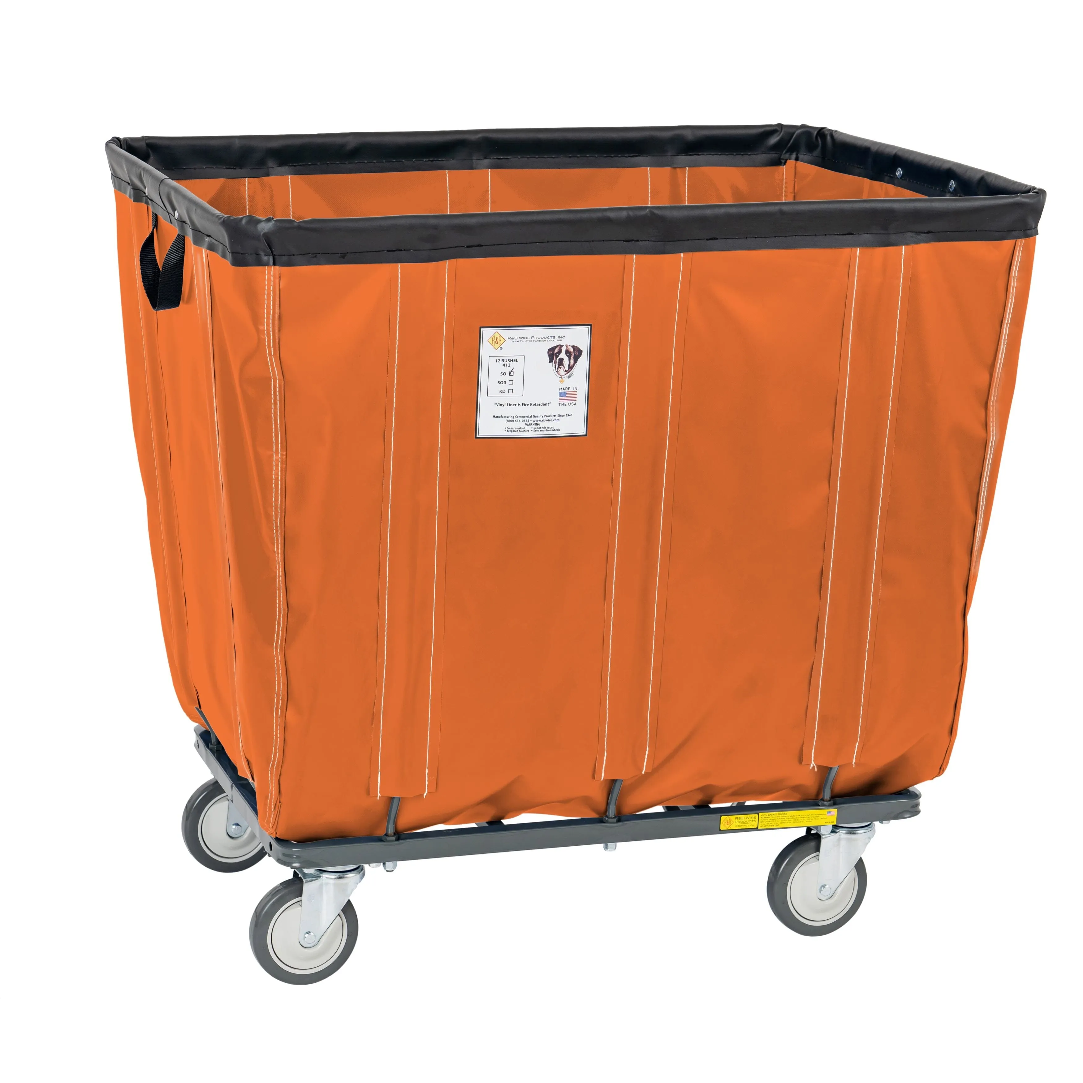 Fully Sewn Vinyl Basket Truck - 6 Bushel