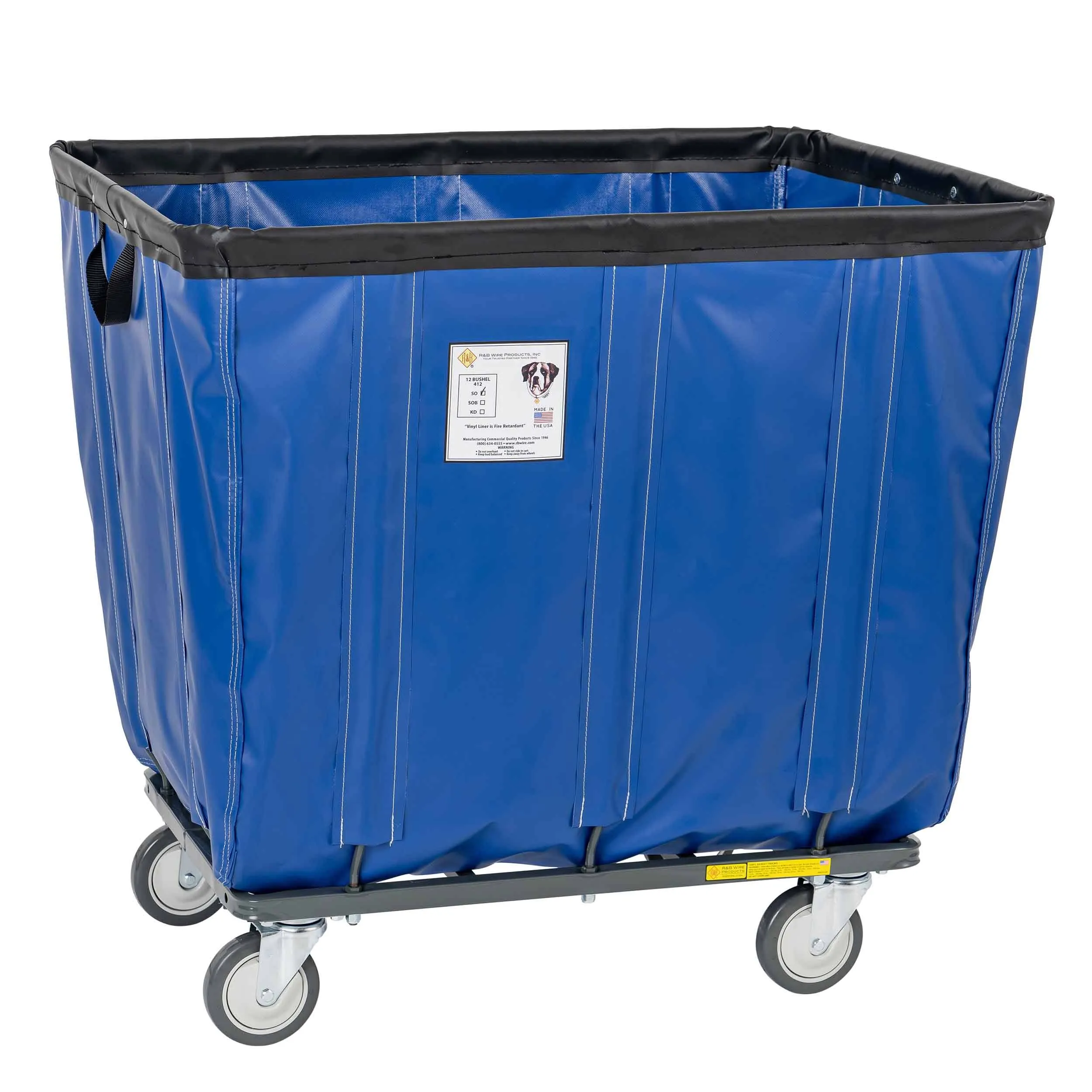 Fully Sewn Vinyl Basket Truck - 6 Bushel