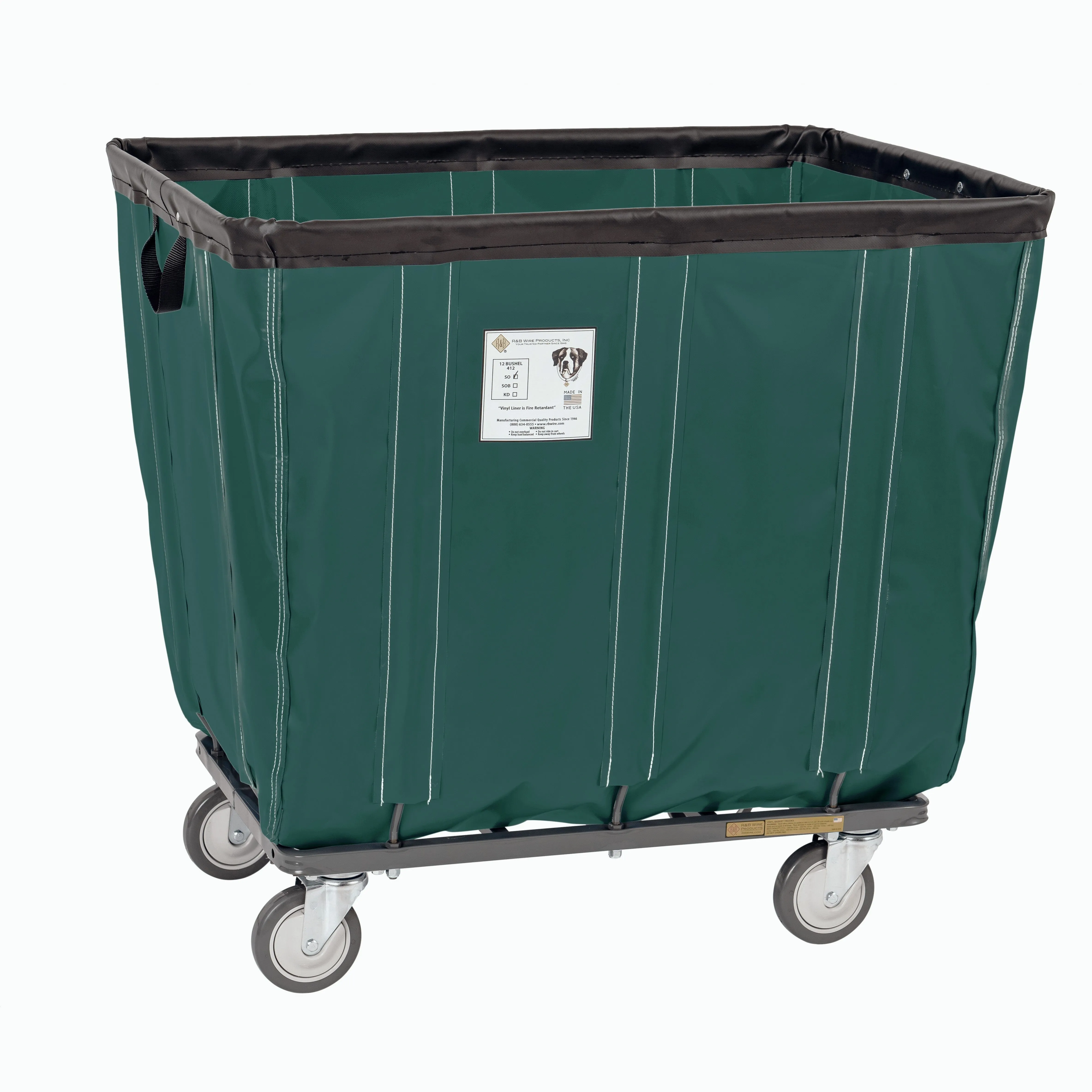 Fully Sewn Vinyl Basket Truck - 6 Bushel