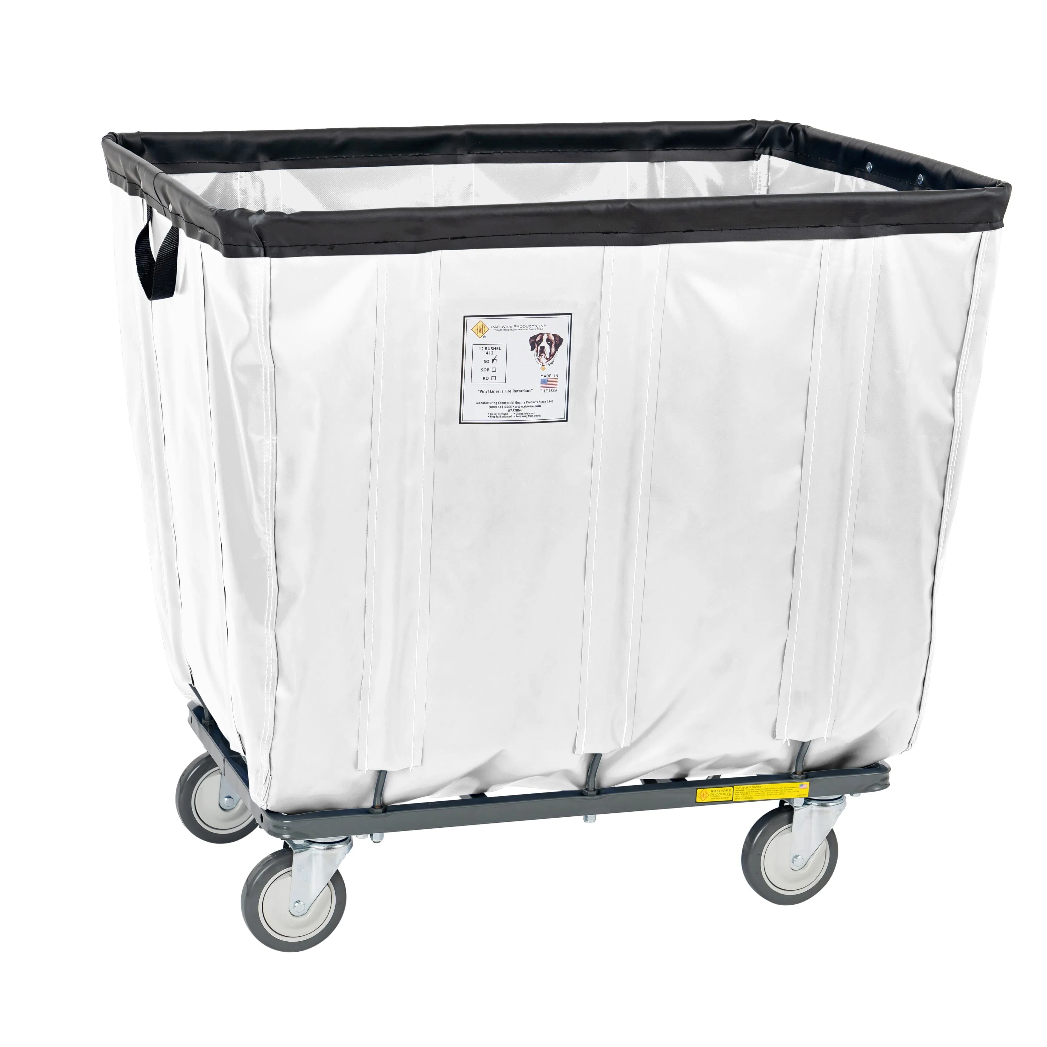 Fully Sewn Vinyl Basket Truck - 6 Bushel