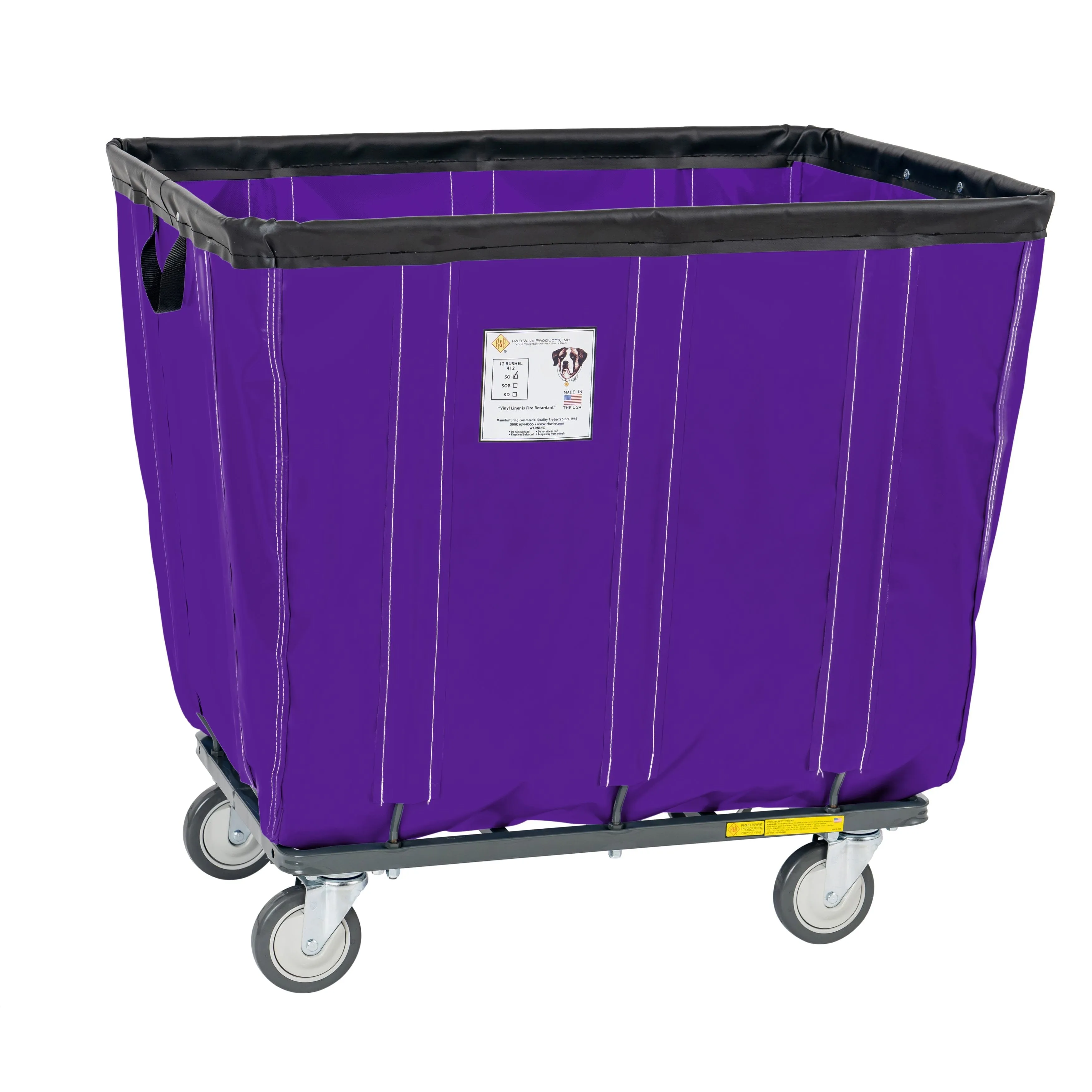 Fully Sewn Vinyl Basket Truck - 6 Bushel