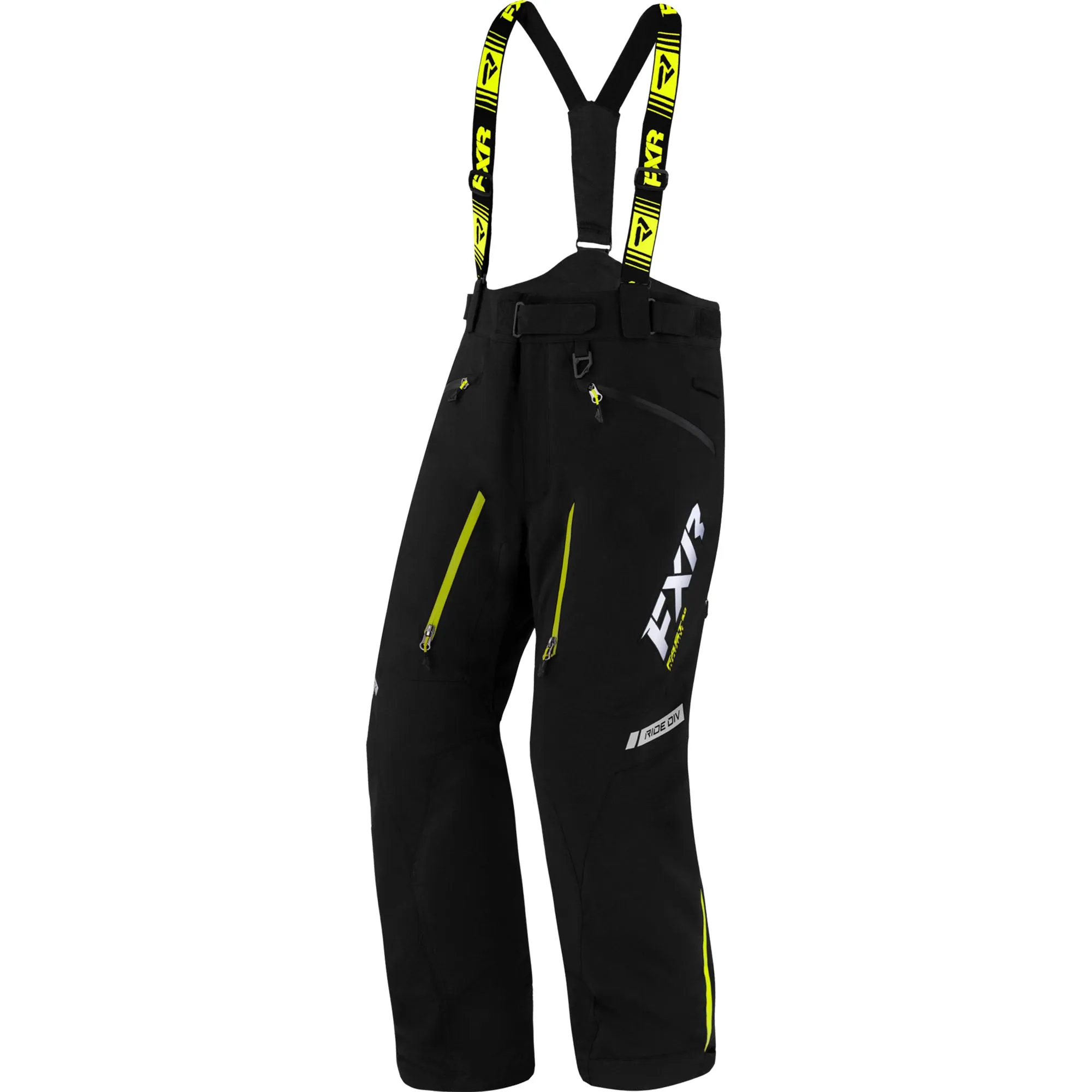 FXR Mission FX Snowmobile Pants Black/Hi Vis