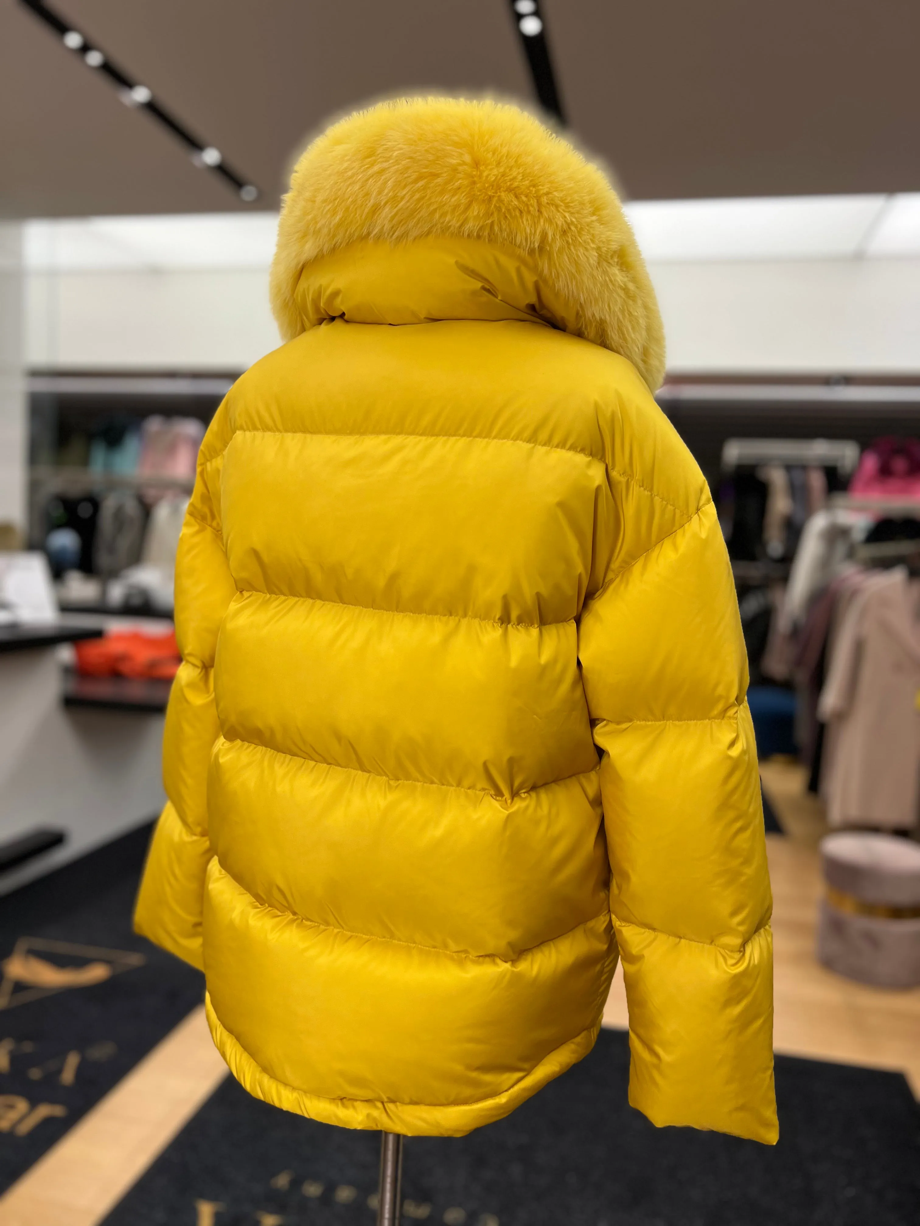 Genuine Polar Fox Premium Down Fill Jacket