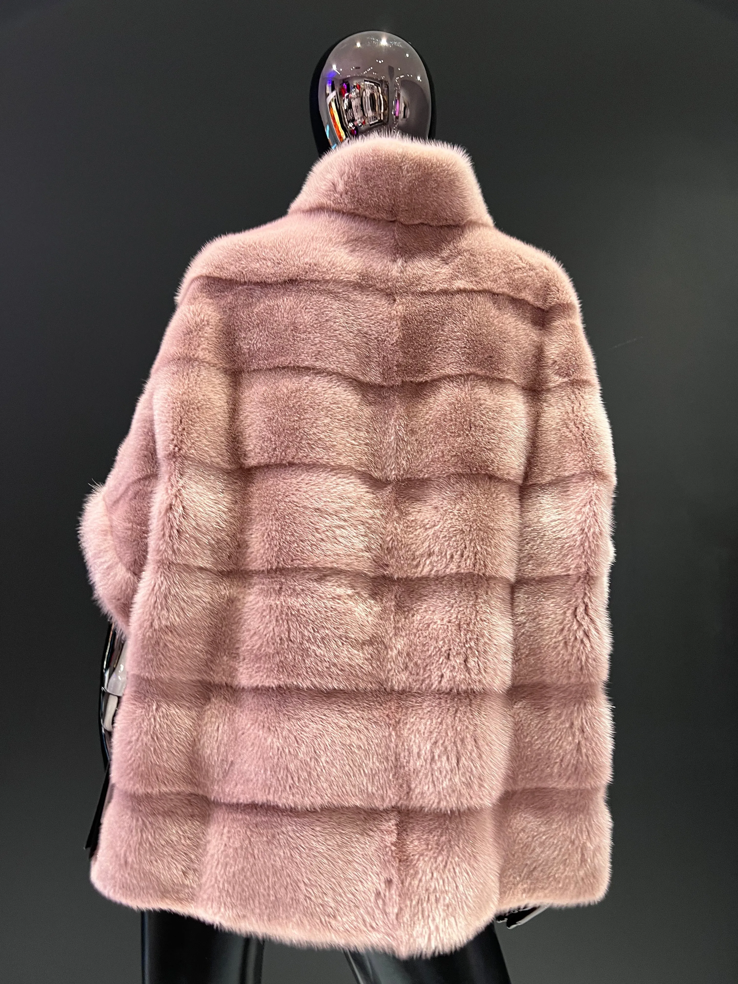 Genuine Scandinavian Mink Fur Poncho