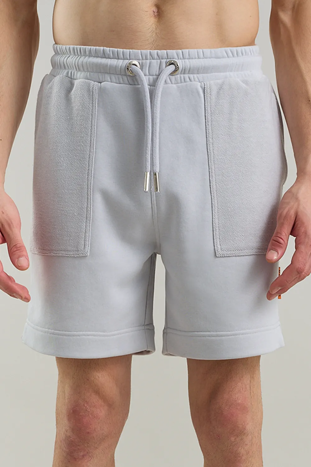 Grey Textured shorts