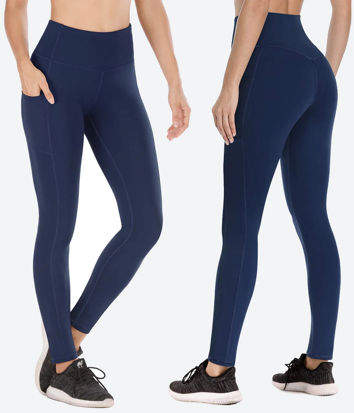 HeatLab Fleece Lined Winter Yoga Pants - HY49