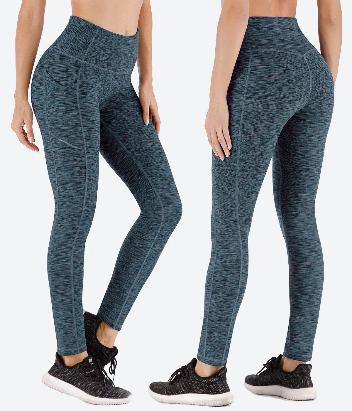 HeatLab Fleece Lined Winter Yoga Pants - HY49