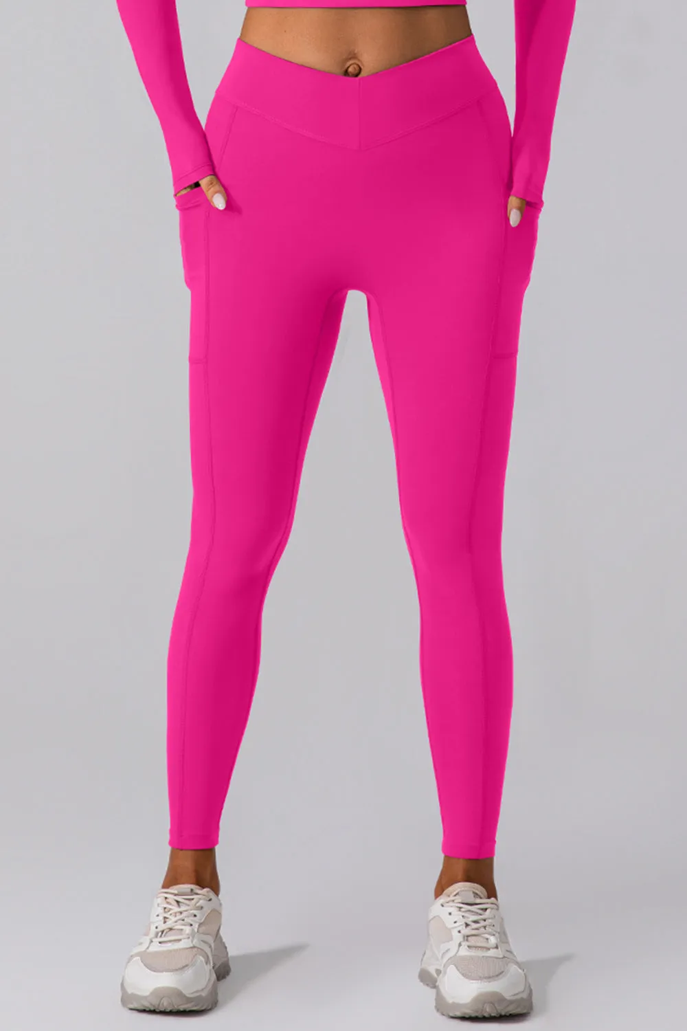 High Waist Active Leggings with Pockets