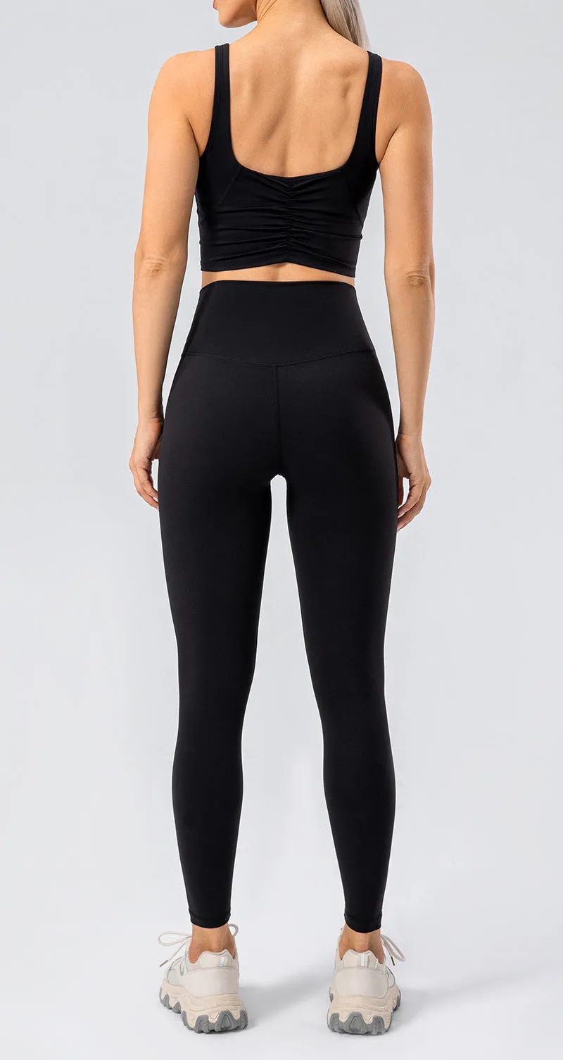 High Waist Wide Waistband Active Leggings