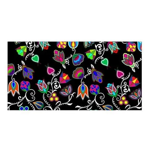 Indigenous Paisley Black Satin Shawl Satin Shawl