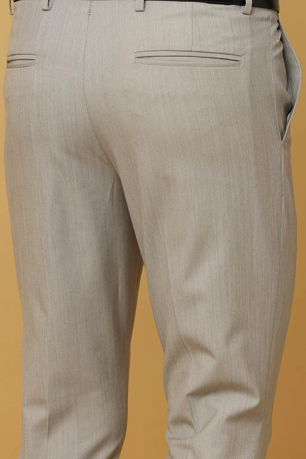 Ivyn Elegant Beige Formal Trousers for Men's