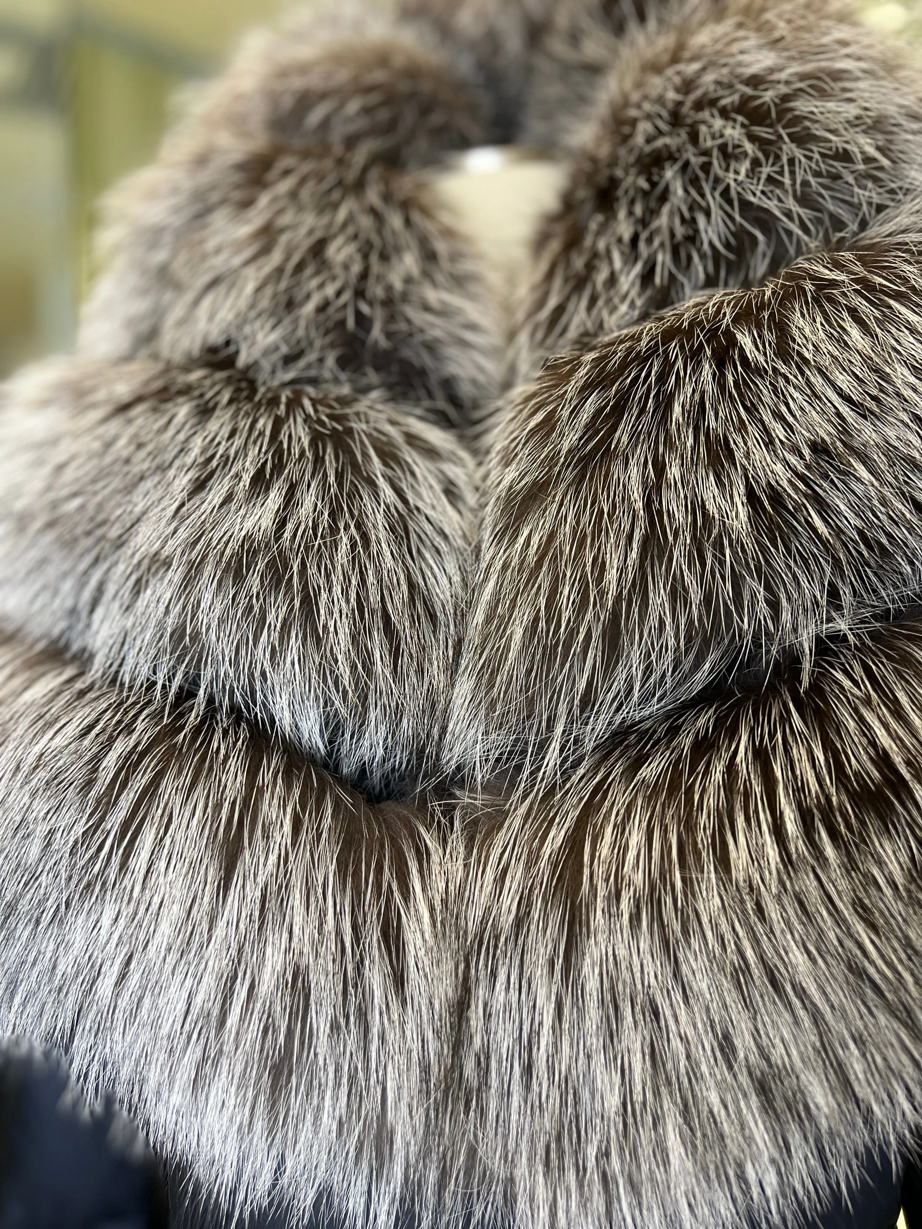 Kaimana Genuine Fox Fur Trim Premium Down Coat