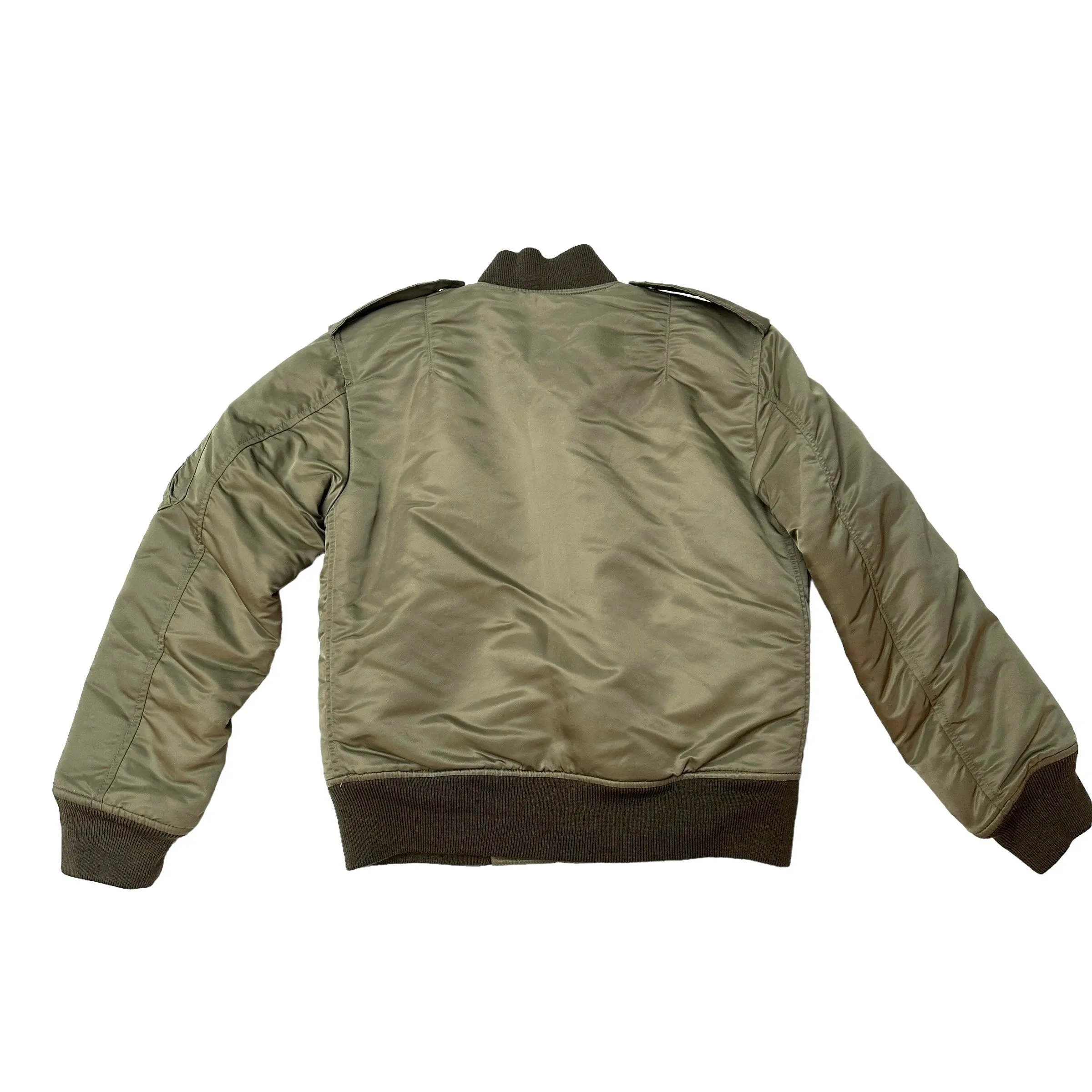 Kaki Green Bomber Jacket - XS