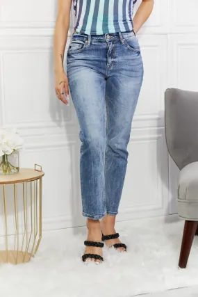 Kancan Full Size Amara High Rise Slim Straight Jeans [Online Exclusive]