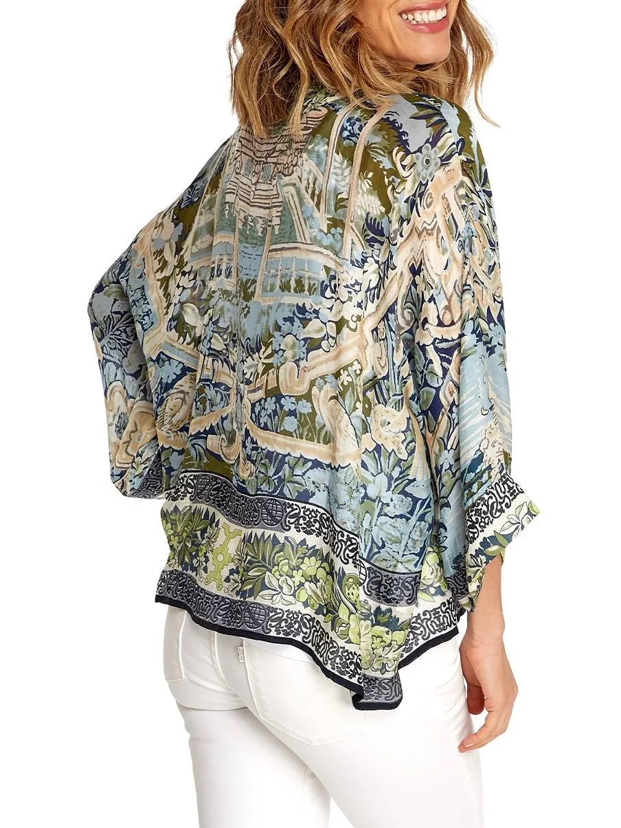 Kimono Jacket - Tapestry Sea