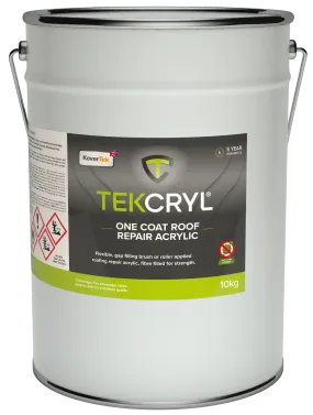 Kovertek TekCryl One Coat Acrylic Roof Repair Coating - Grey 10kg