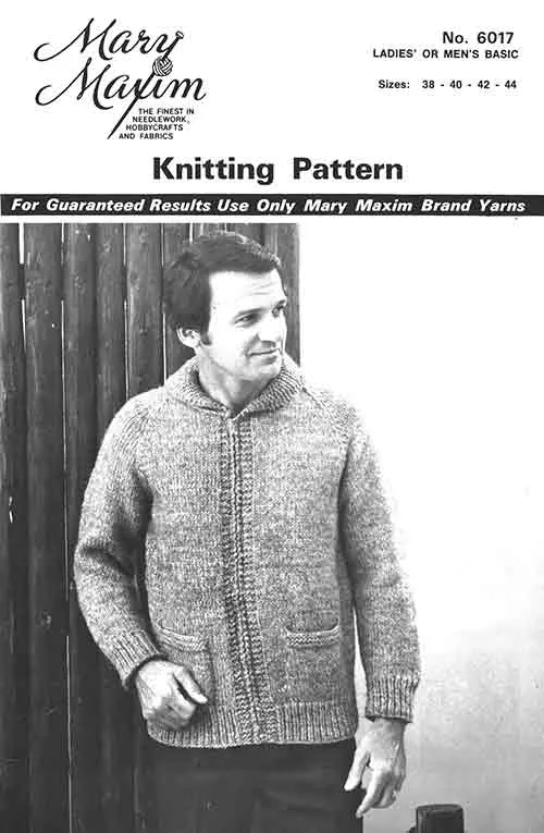 Ladies' or Men's Basic Zip-up Pattern