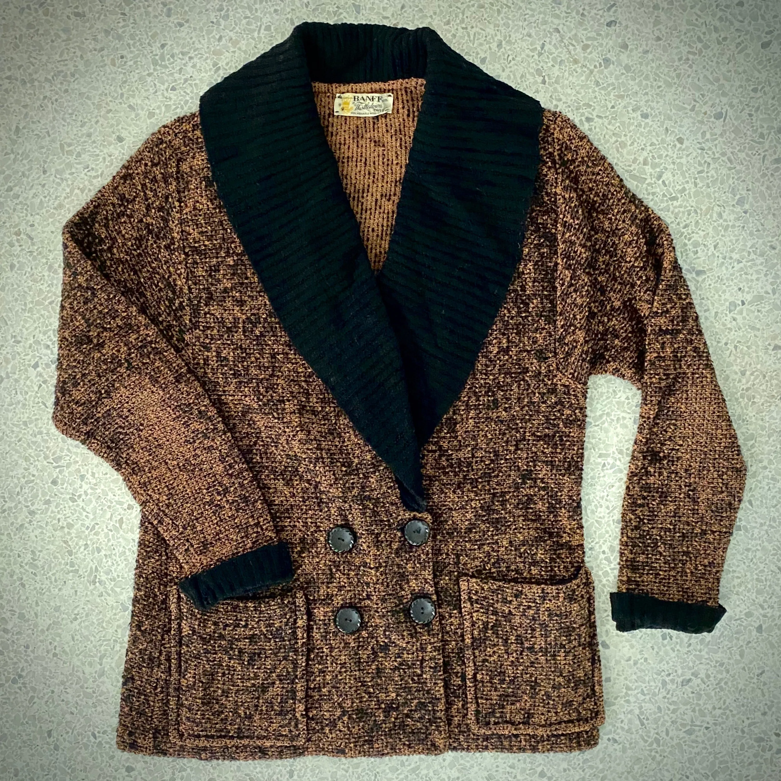 Late 50s/ Early 60s Banff Ltd. Mohair & Wool Cardigan