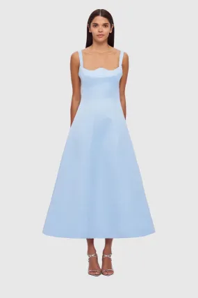 Leo Lin Odette Midi Dress - Sky Blue