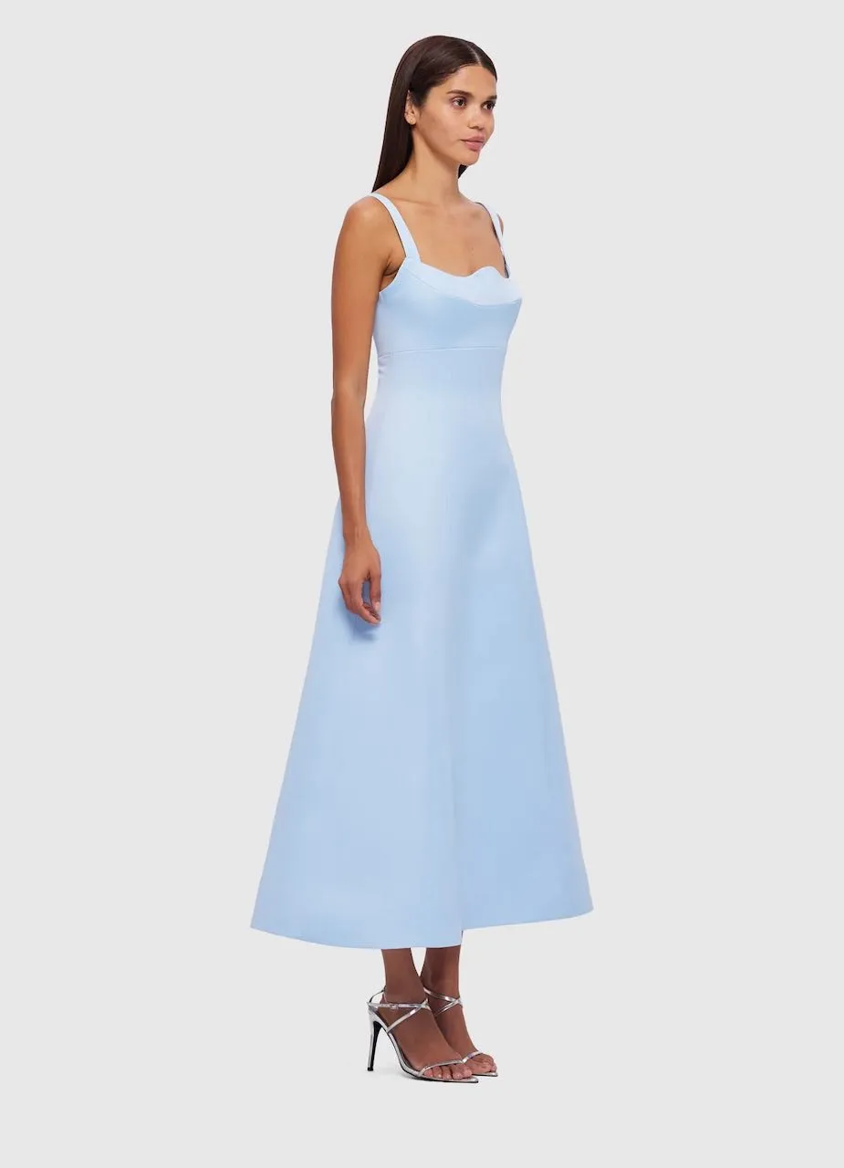 Leo Lin Odette Midi Dress - Sky Blue