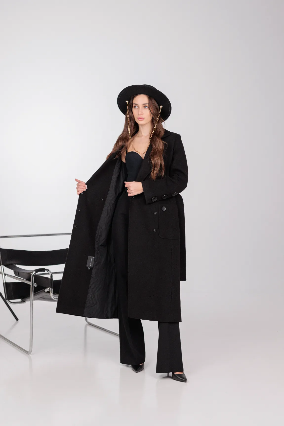 Leona Classic Cashmere Blend Overcoat