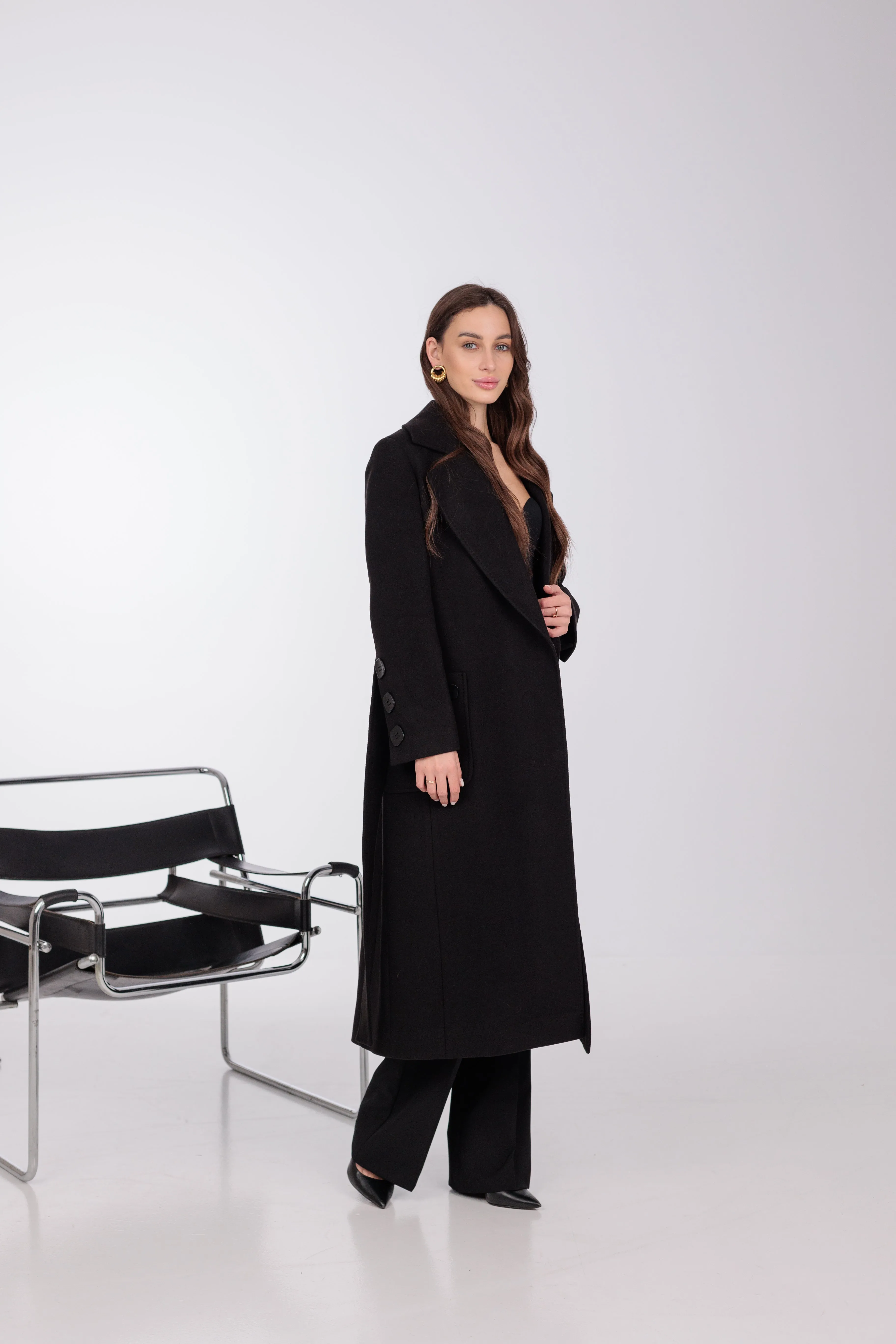 Leona Classic Cashmere Blend Overcoat