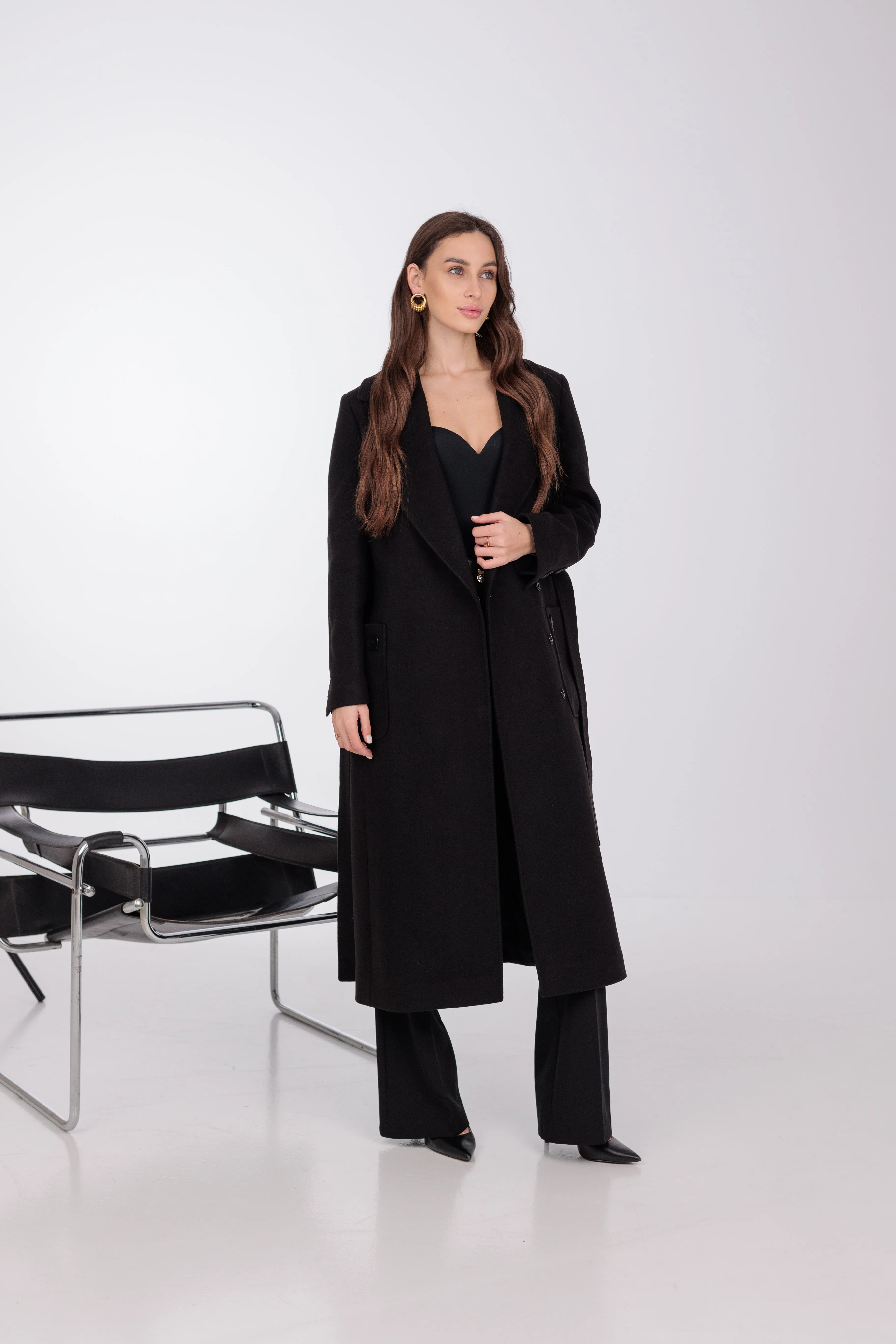 Leona Classic Cashmere Blend Overcoat