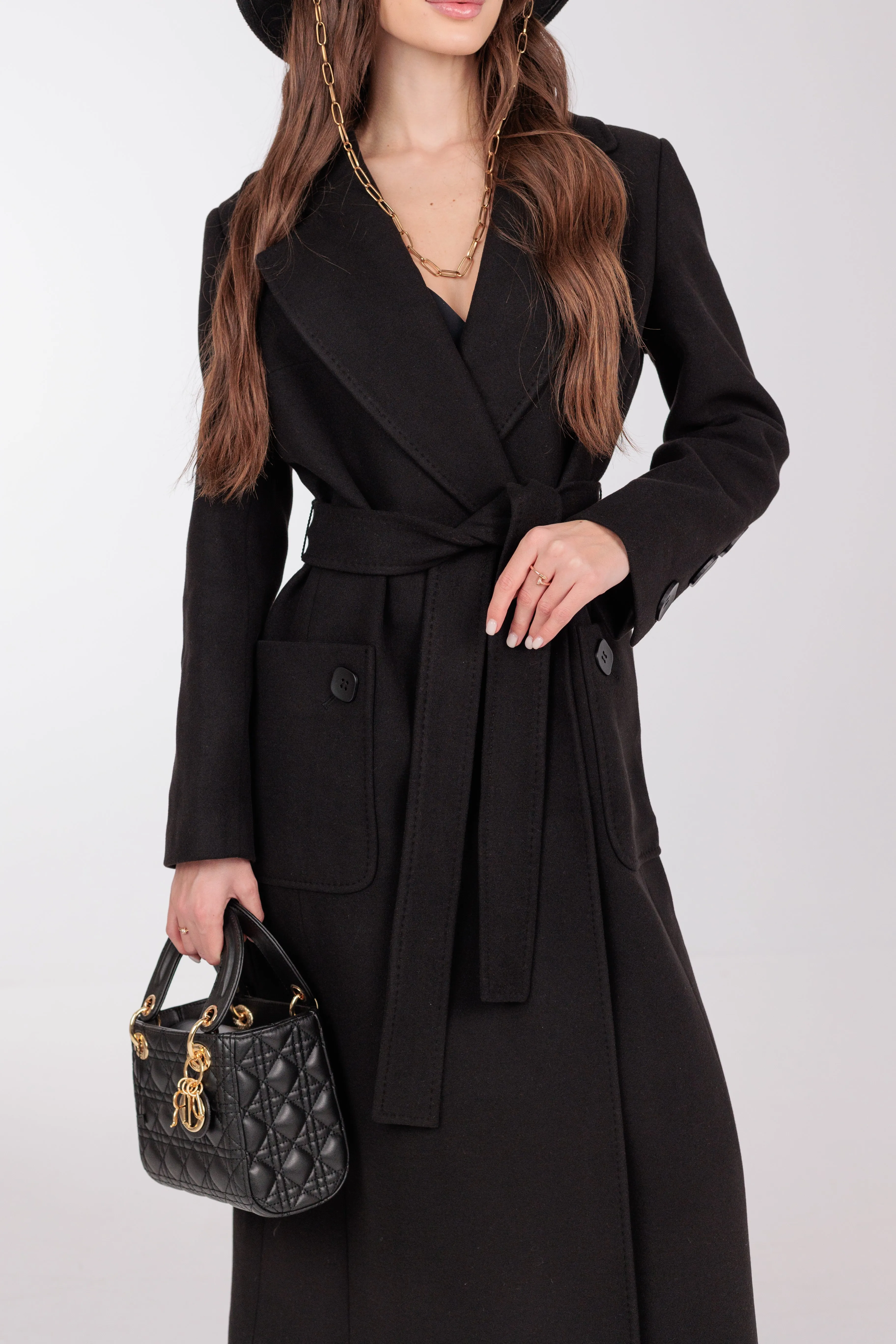 Leona Classic Cashmere Blend Overcoat