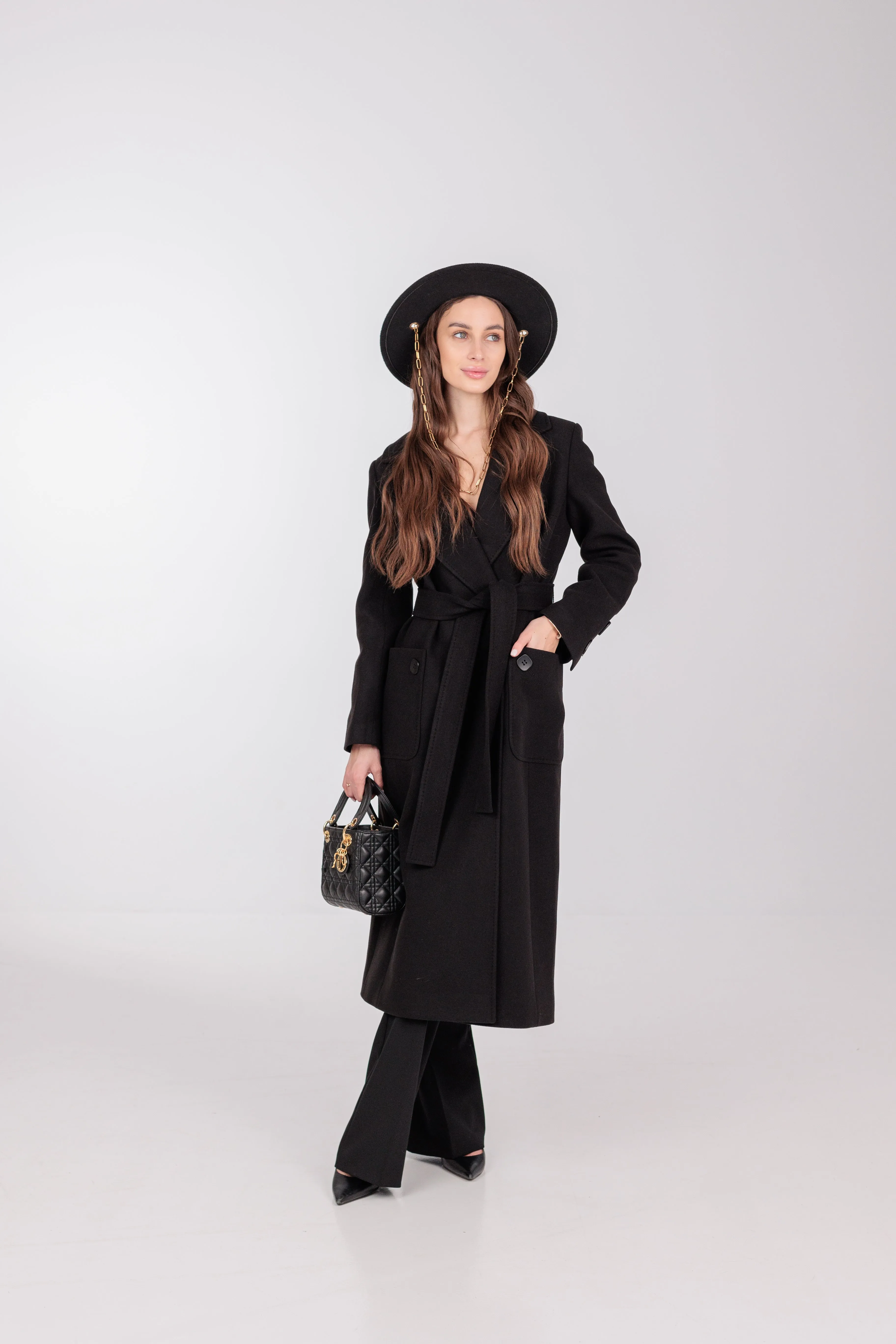 Leona Classic Cashmere Blend Overcoat