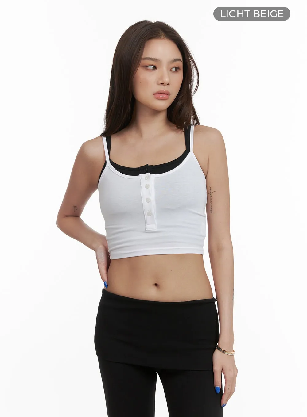 Loungewear Sleeveless Crop Top CY423