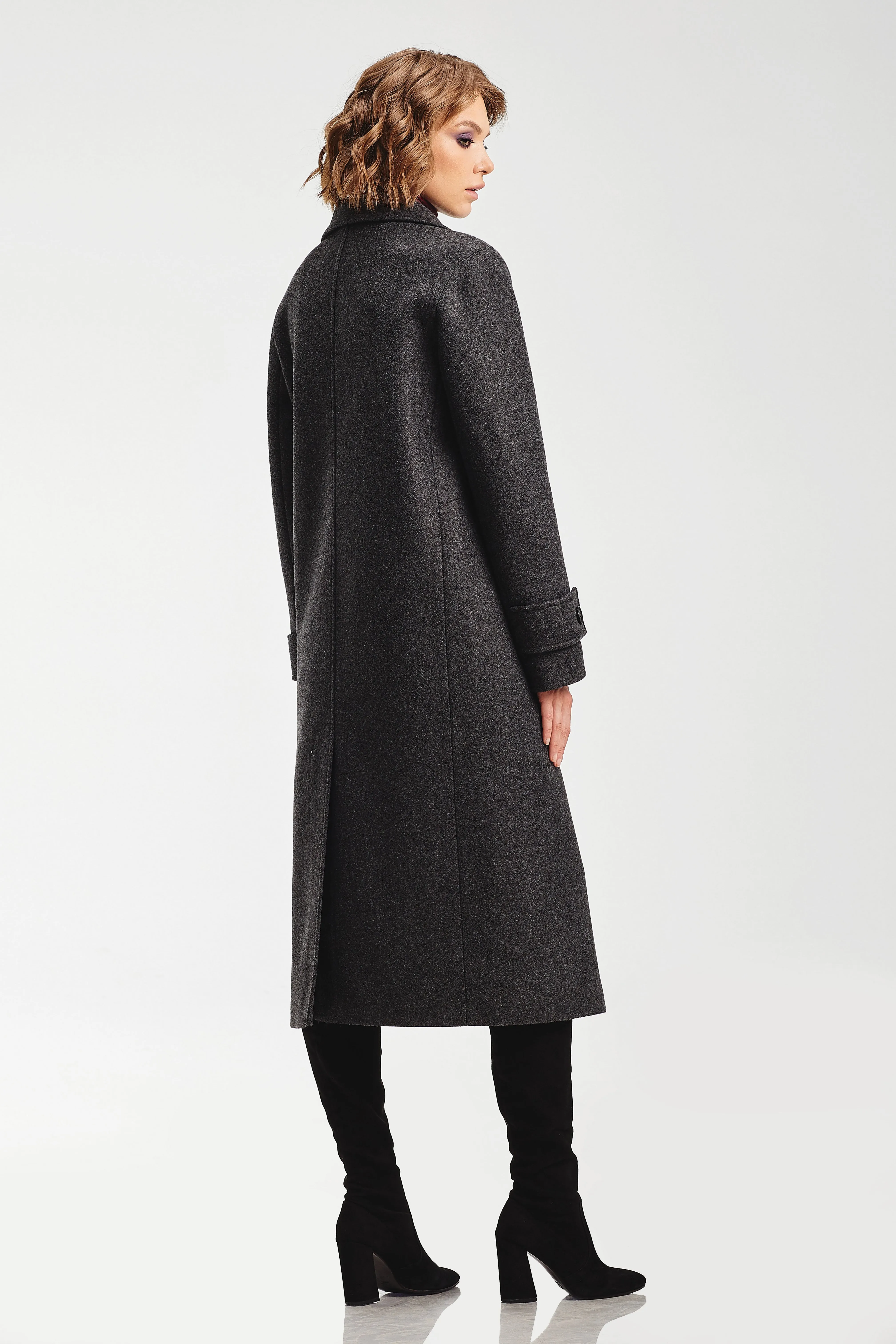 Macqueen Tailored Wool Blend Overcoat