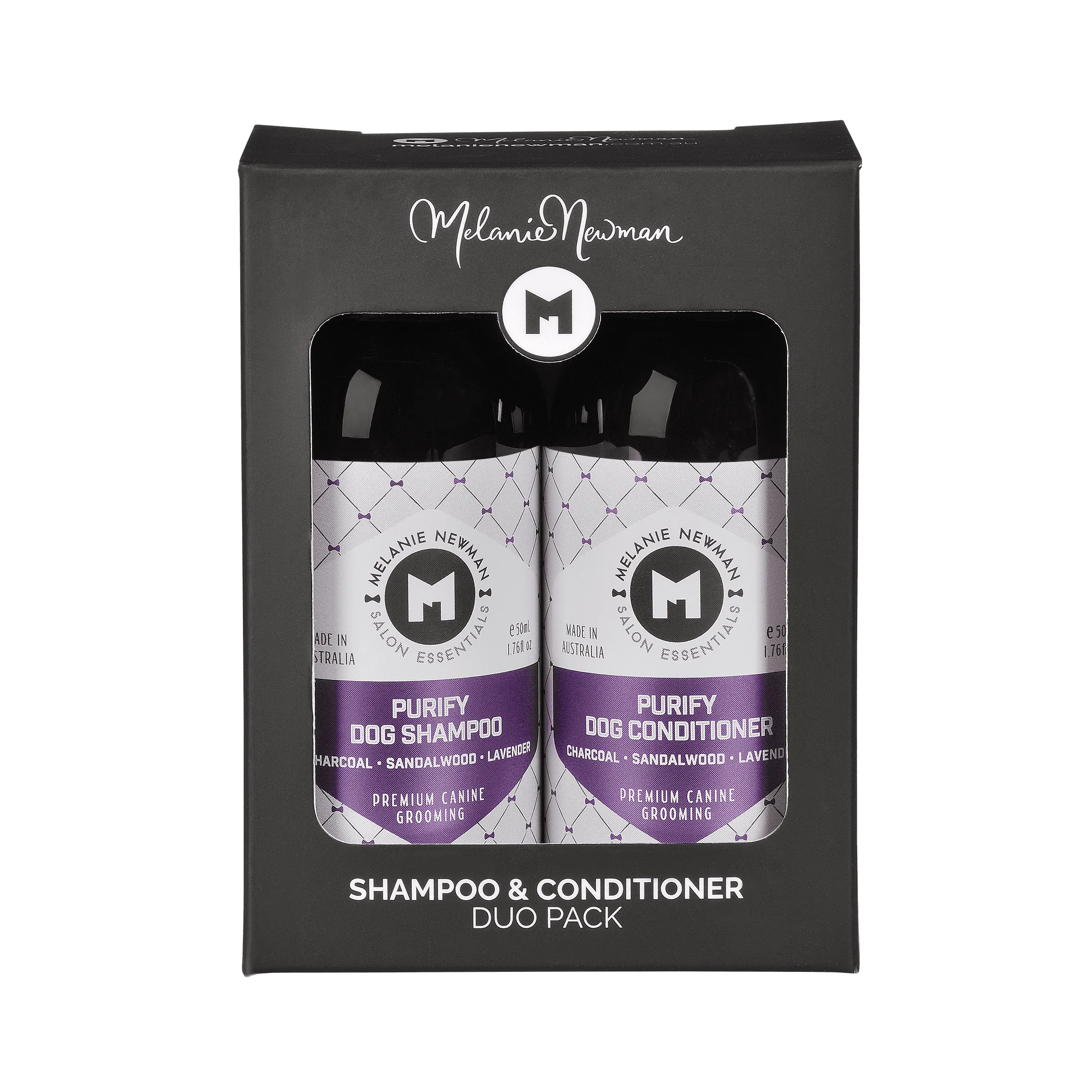 Melanie Newman Purify Shampoo & Conditioner 50ml Duo Pack