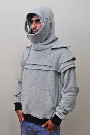 Men Duncan Armored Knight Hoodie Sweatshirt Polar Fleece Assassin's Creed-BB938