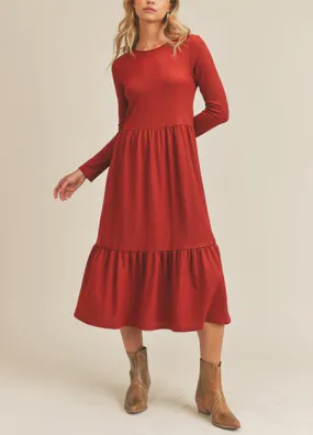 Midi Long Sleeve Dress