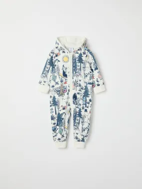 Moomin Print Baby All-in-one