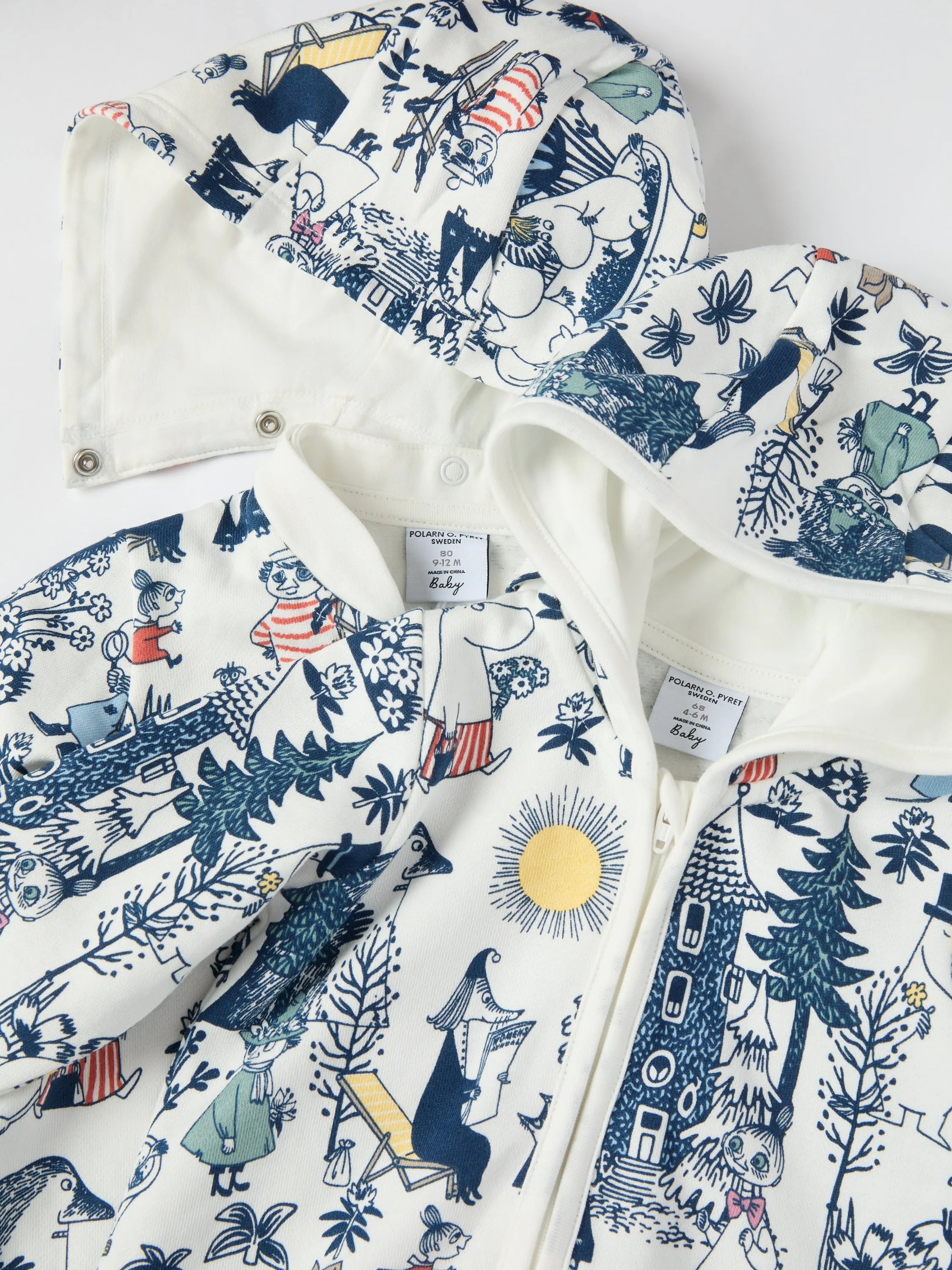 Moomin Print Baby All-in-one