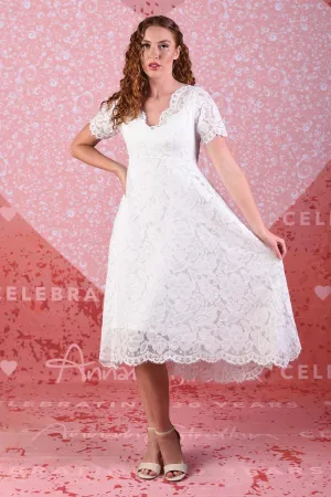 Moon Light Dress with Slip - Ivory