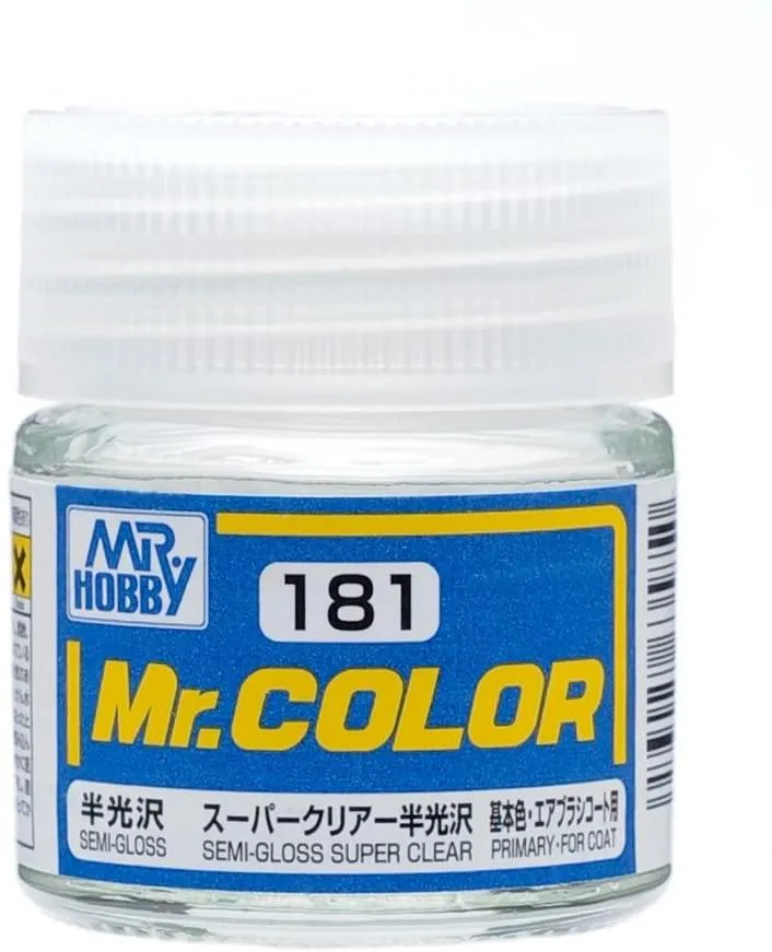 Mr. Hobby C181 Mr. Color Semi Gloss Super Clear Lacquer Paint 10ml