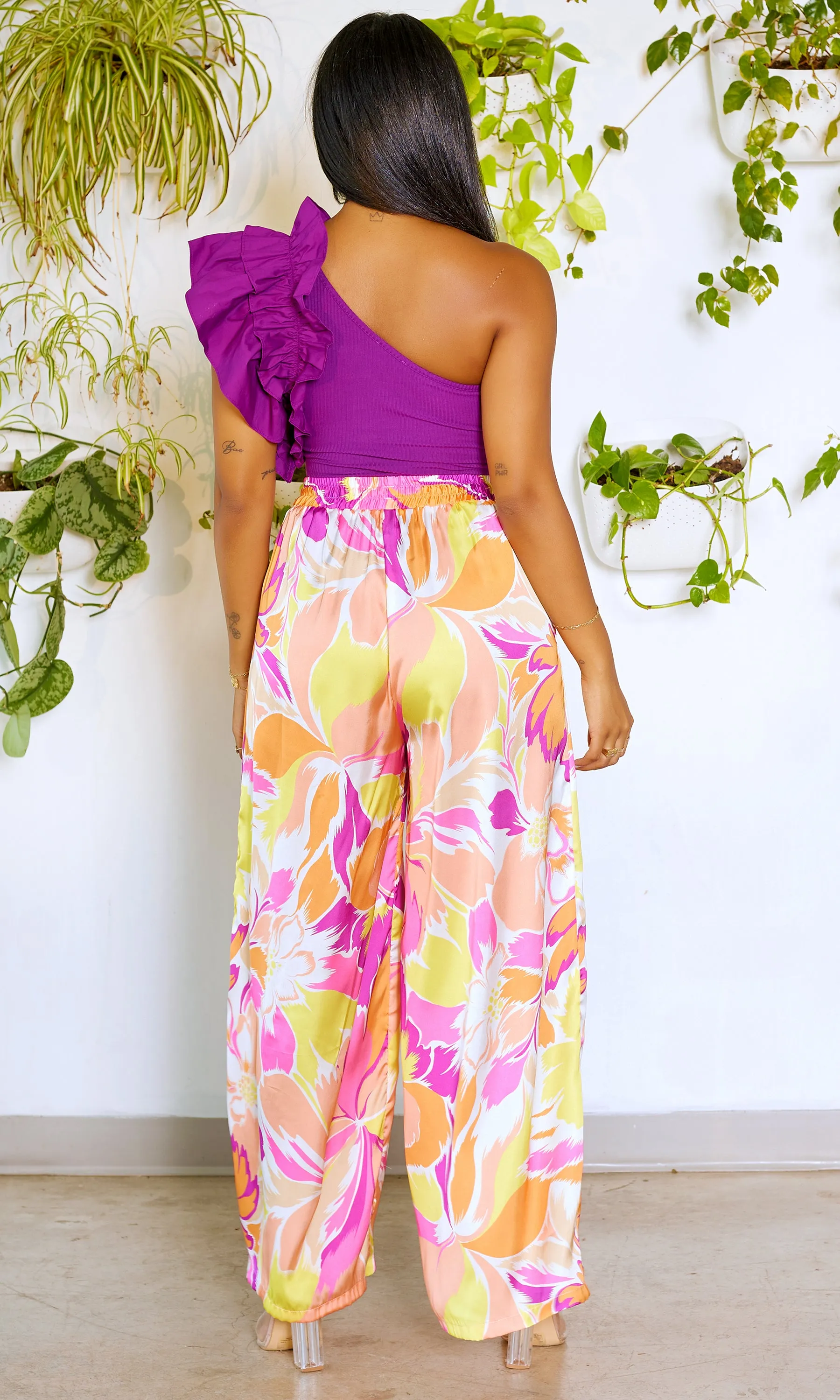 Multi Colored Soft Print Pants FINAL SALE