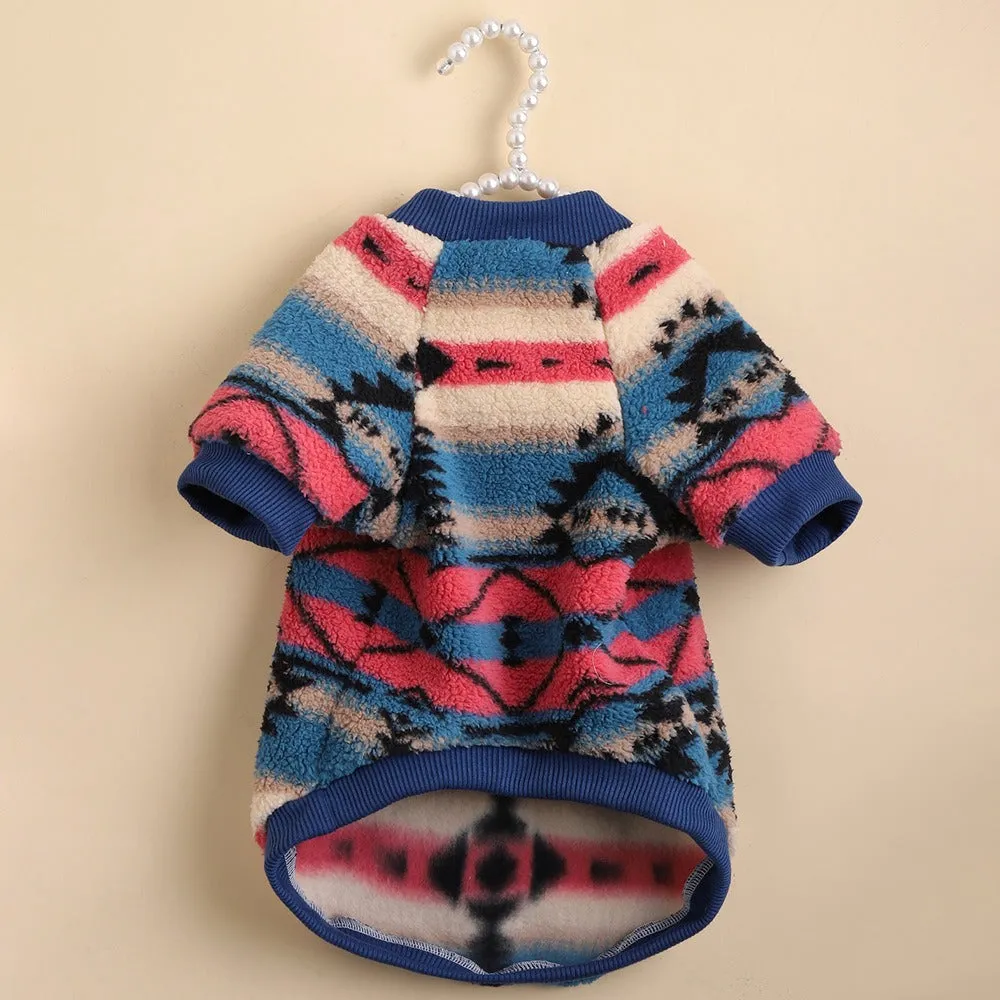 Native American Print Dog Sweater