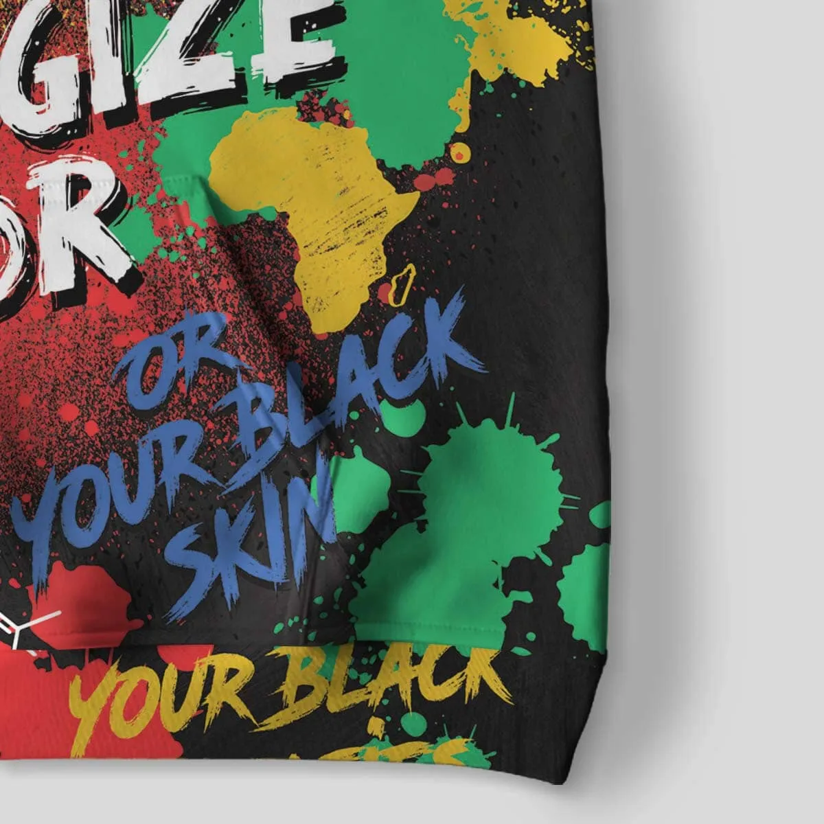 Never Apologize For Being Black All-over Hoodie