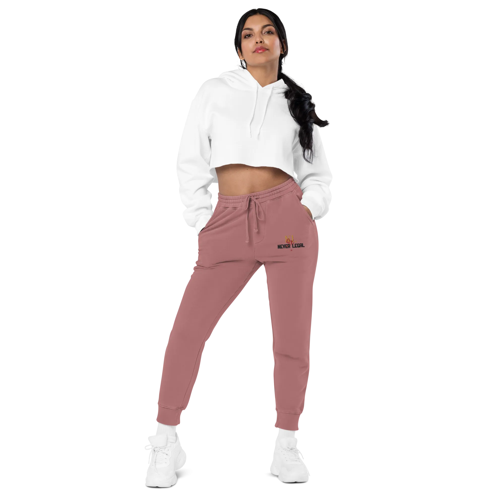 NEVER LEGAL 9X-Unisex pigment-dyed sweatpants