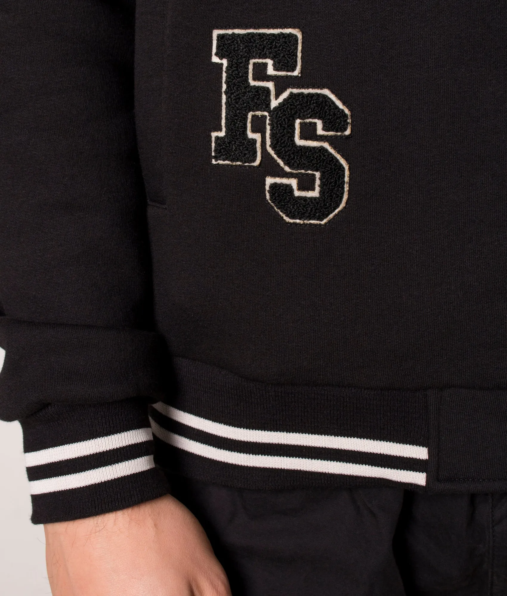 Oversized Script Varsity Jacket