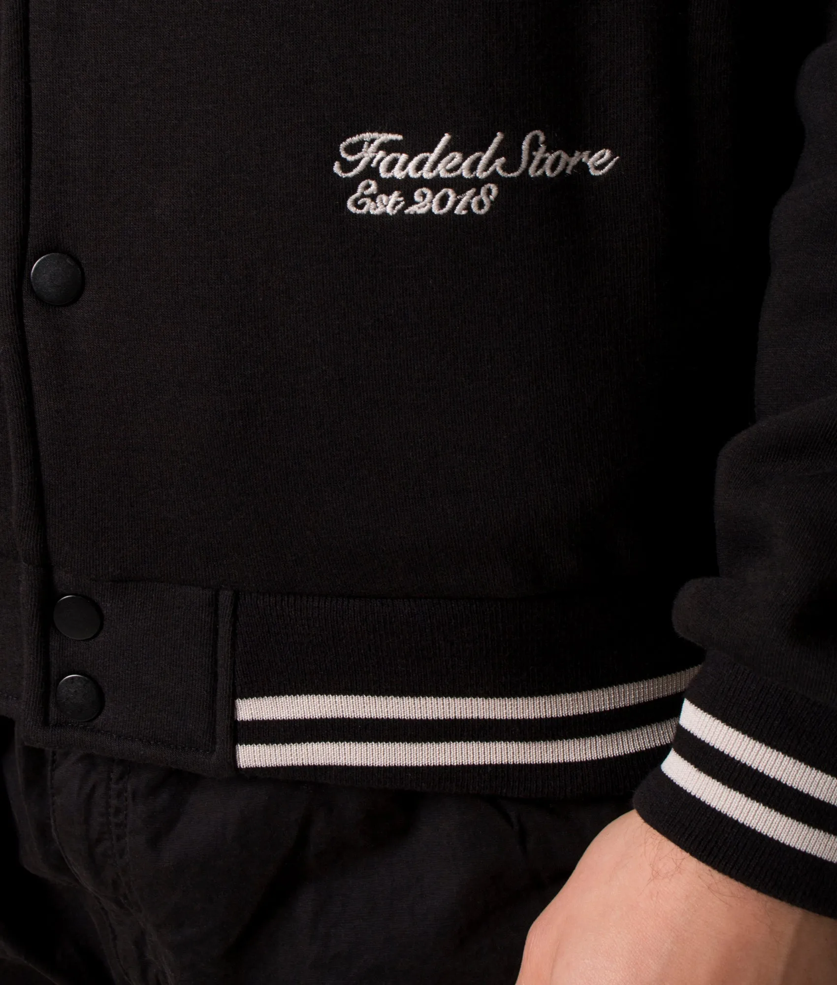 Oversized Script Varsity Jacket