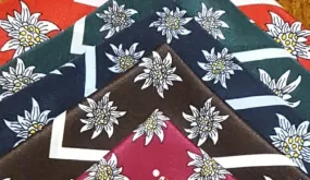 OVERSTOCK Italian Silk Edelweiss Scarves